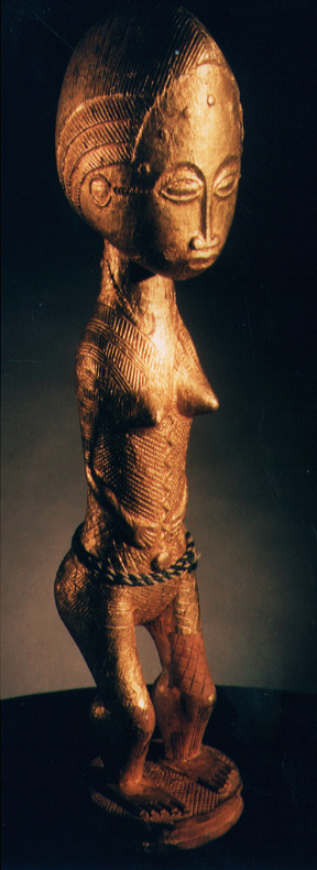 Loading Gold Leafed Baule Image...